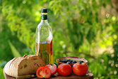 Mediterranean Diet: vegetables, legumes, cereals, fruit, nuts, olive oil, fish